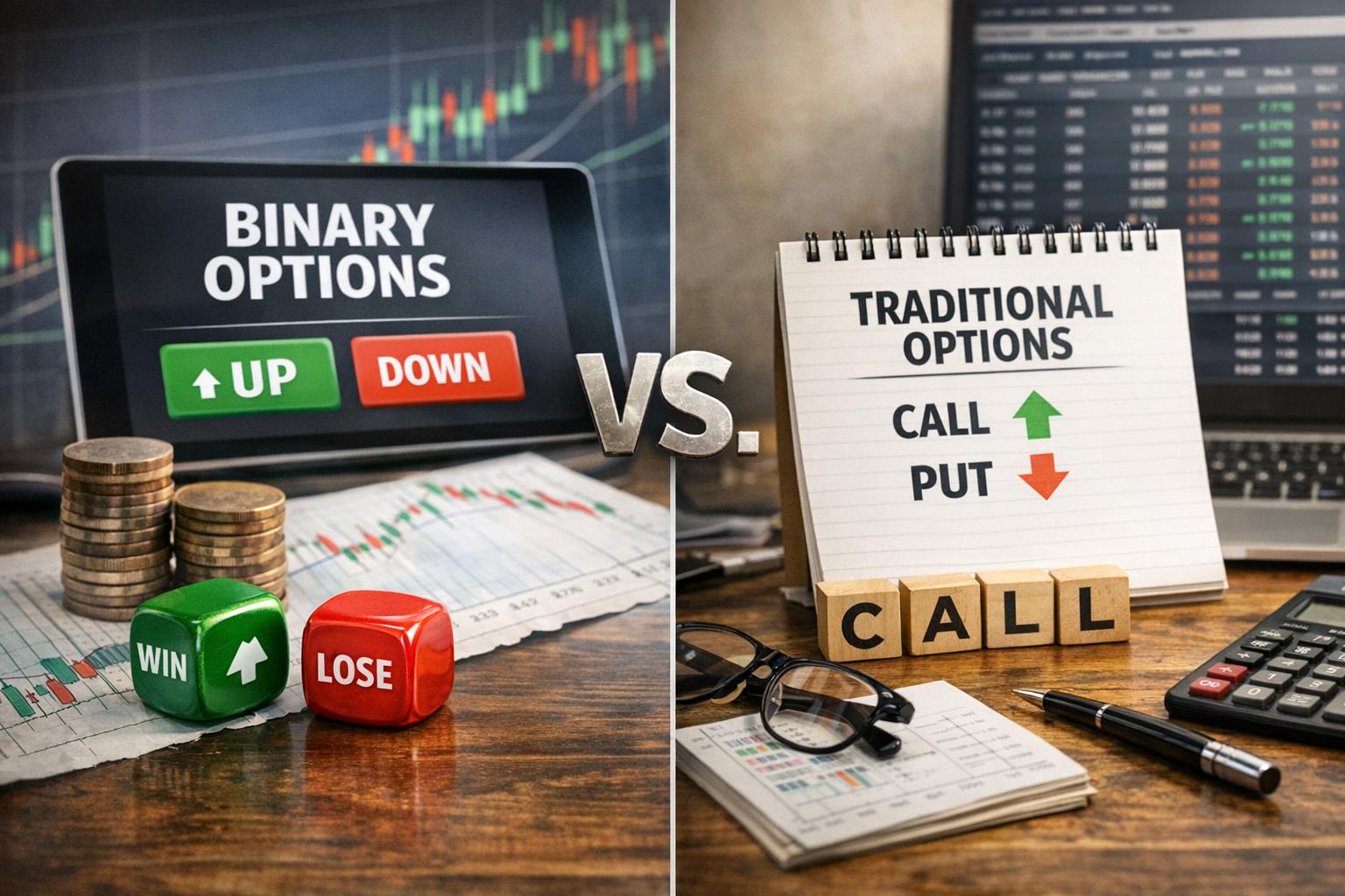 Binary Options vs. Traditional Options: Structural Differences Explained