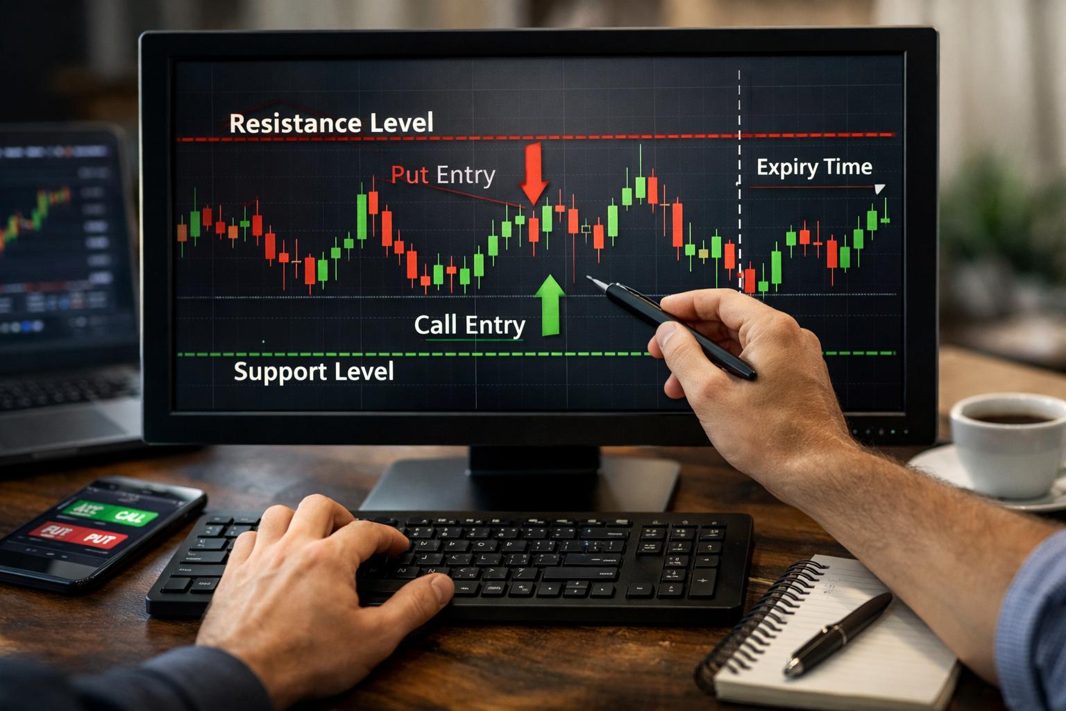 How to Use Support and Resistance for Binary Options Entry Timing