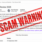 tickz scam warning