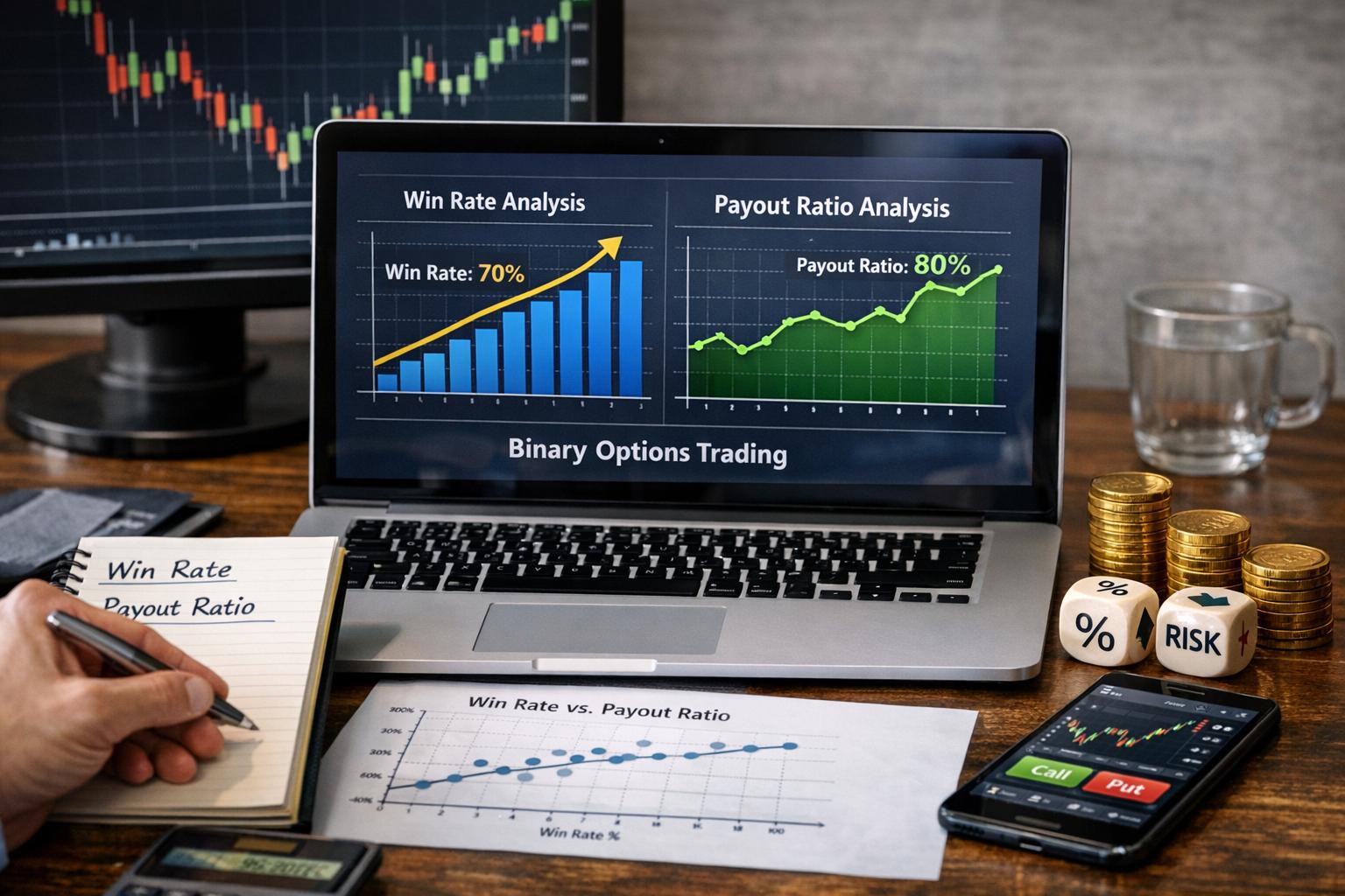 How to Analyze Win Rate vs. Payout Ratio in Binary Options