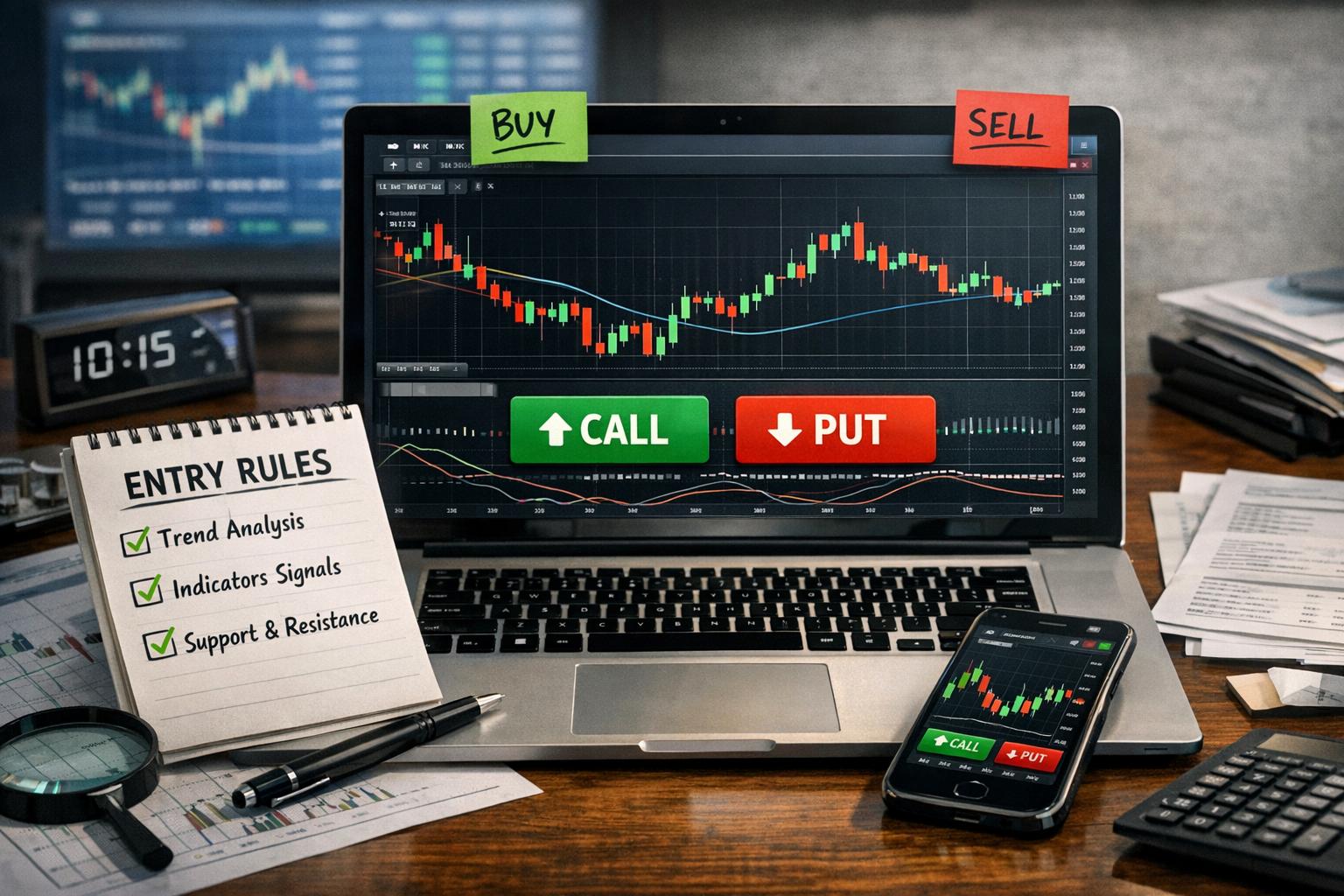 How to Build Entry Rules for Binary Options Without Guesswork