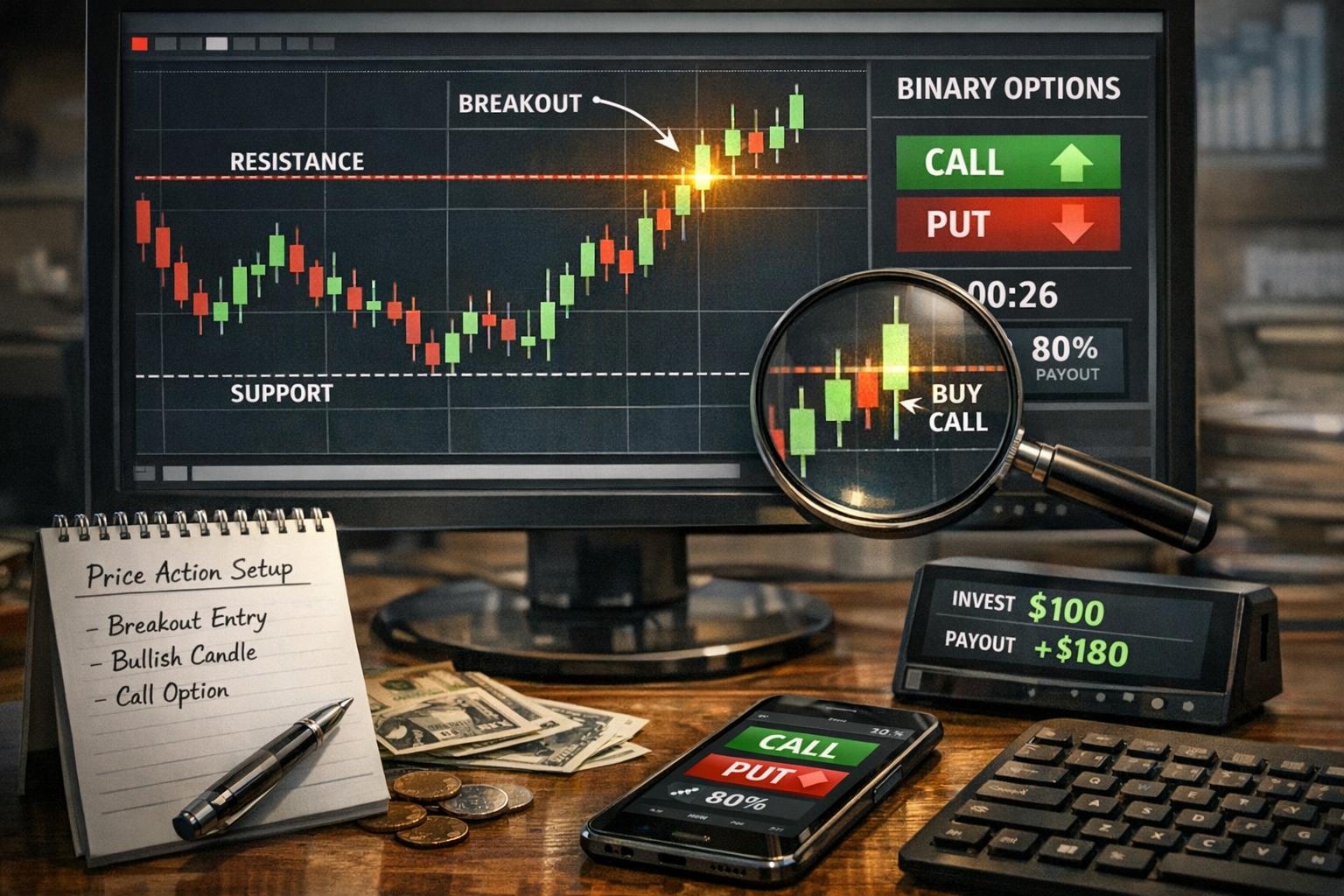 How to Use Price Action Triggers for Binary Options Entries